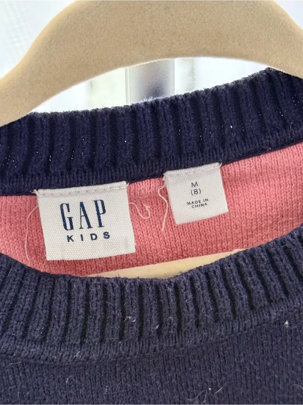 GAP kids - Girl’s Navy Floral Crewneck Sweater